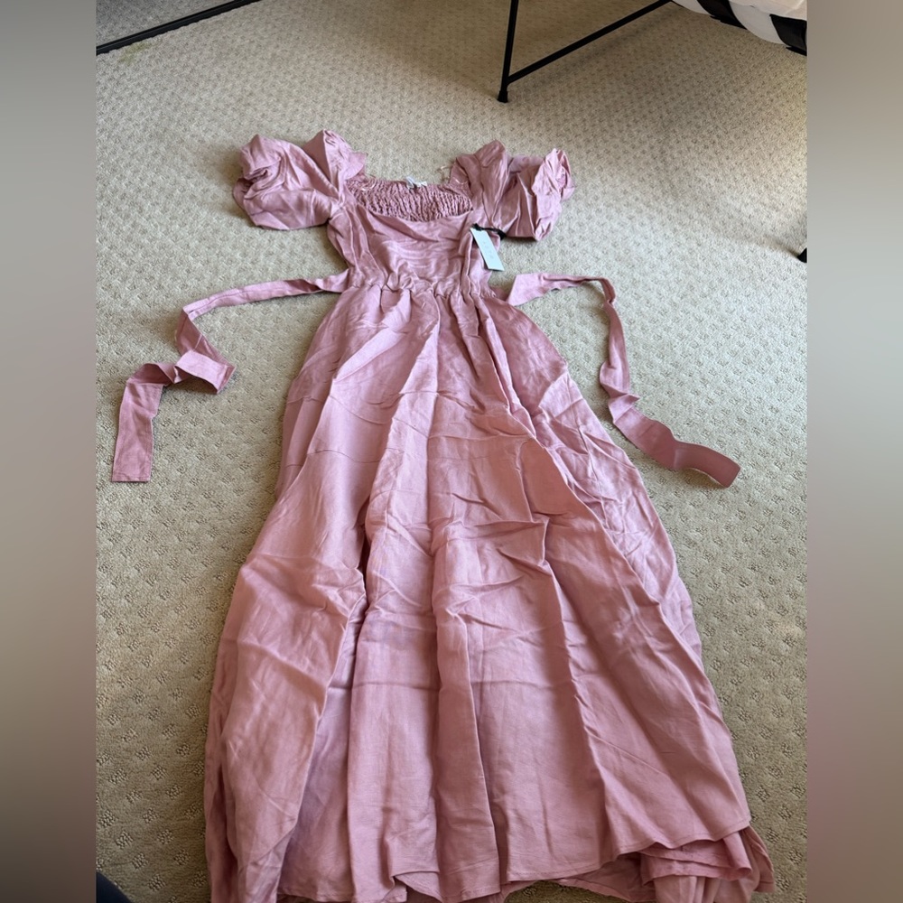 ASTR the label pink maxi dress